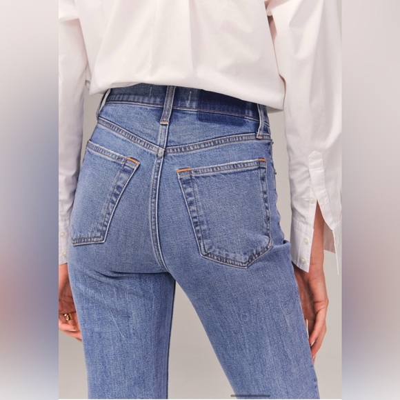 Ultra High Rise Ankle Straight Jean - Picture 3 of 3